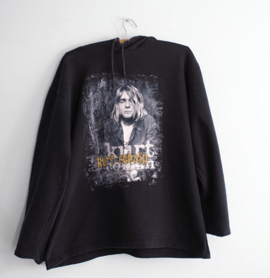 Vintage Vintage Kurt Cobain Hoodie, Vintage Nirvana Hoodie Size US L / EU 52-54 / 3 - 2 Thumbnail
