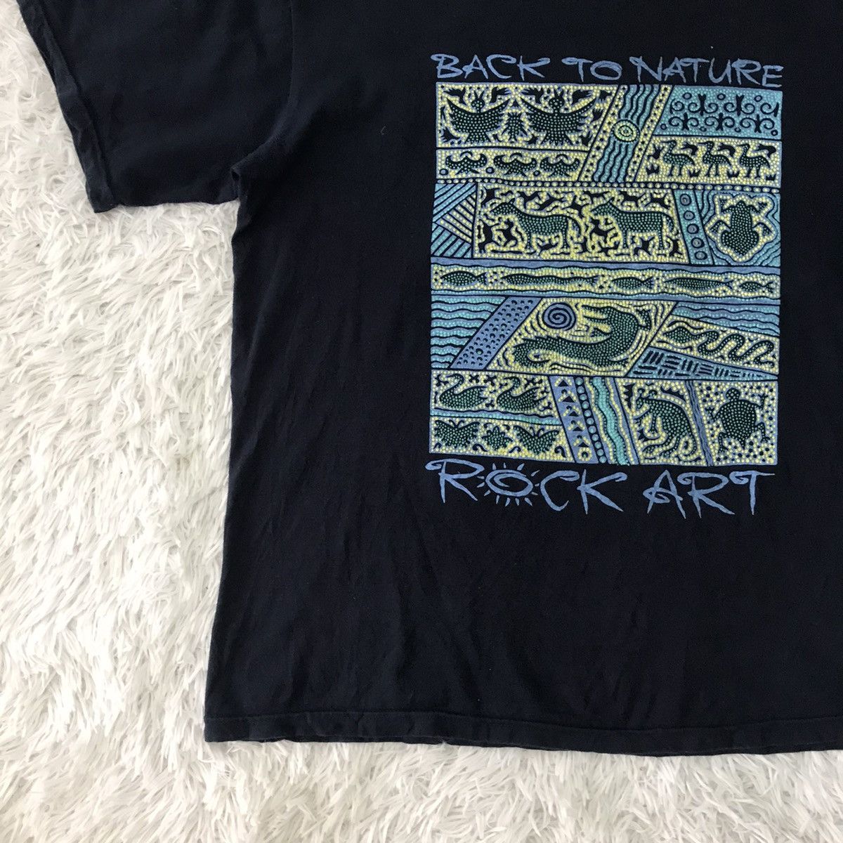 Primitive 💥Steals💥Back To Nature Rock Art Bali Tee Size US S / EU 44-46 / 1 - 3 Thumbnail
