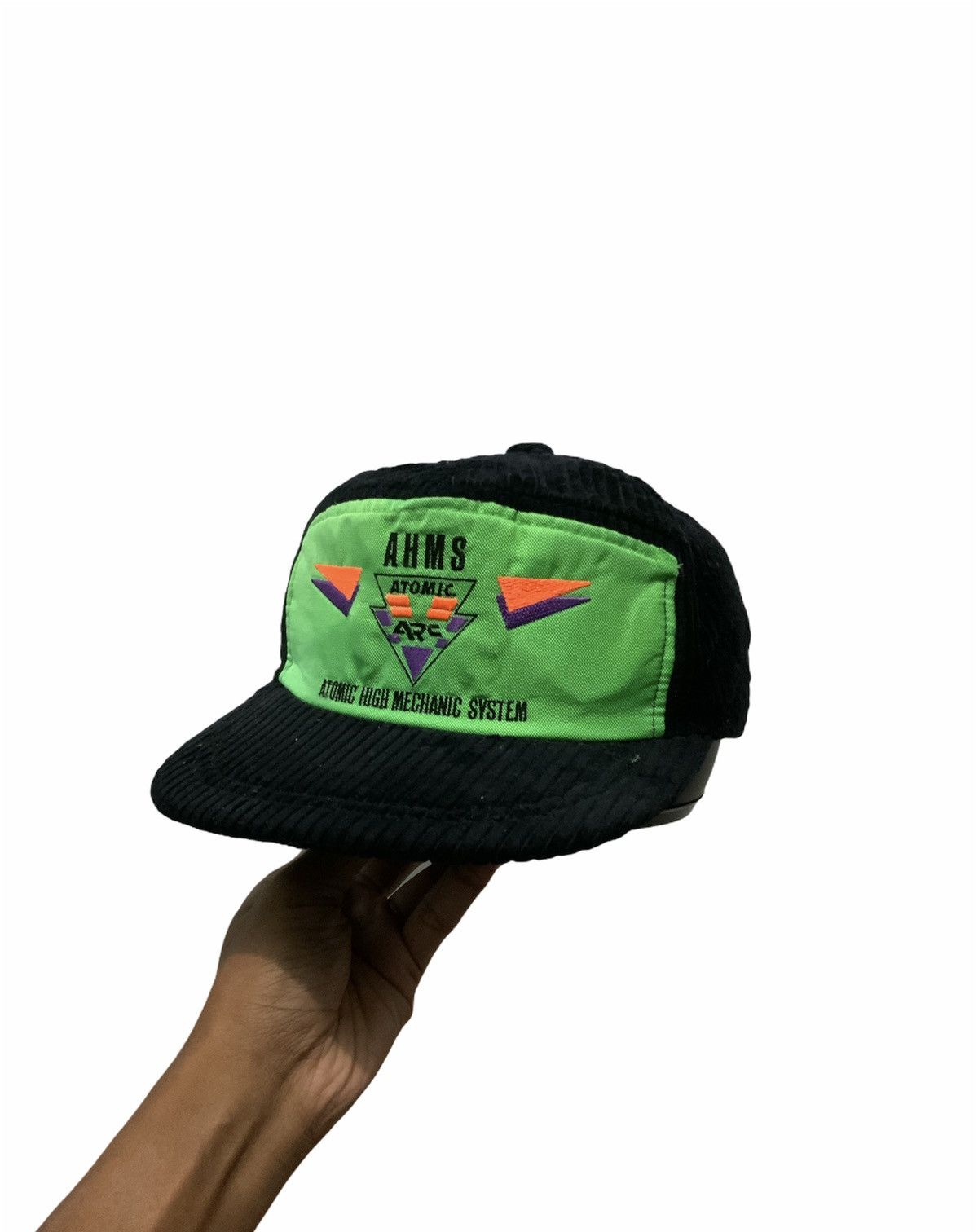 Japanese Brand AHMS Atomic Coduroy Rare Ski Hat Size ONE SIZE - 1 Thumbnail
