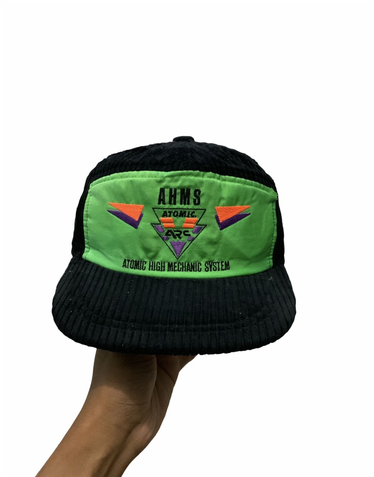 Japanese Brand AHMS Atomic Coduroy Rare Ski Hat Size ONE SIZE - 3 Thumbnail