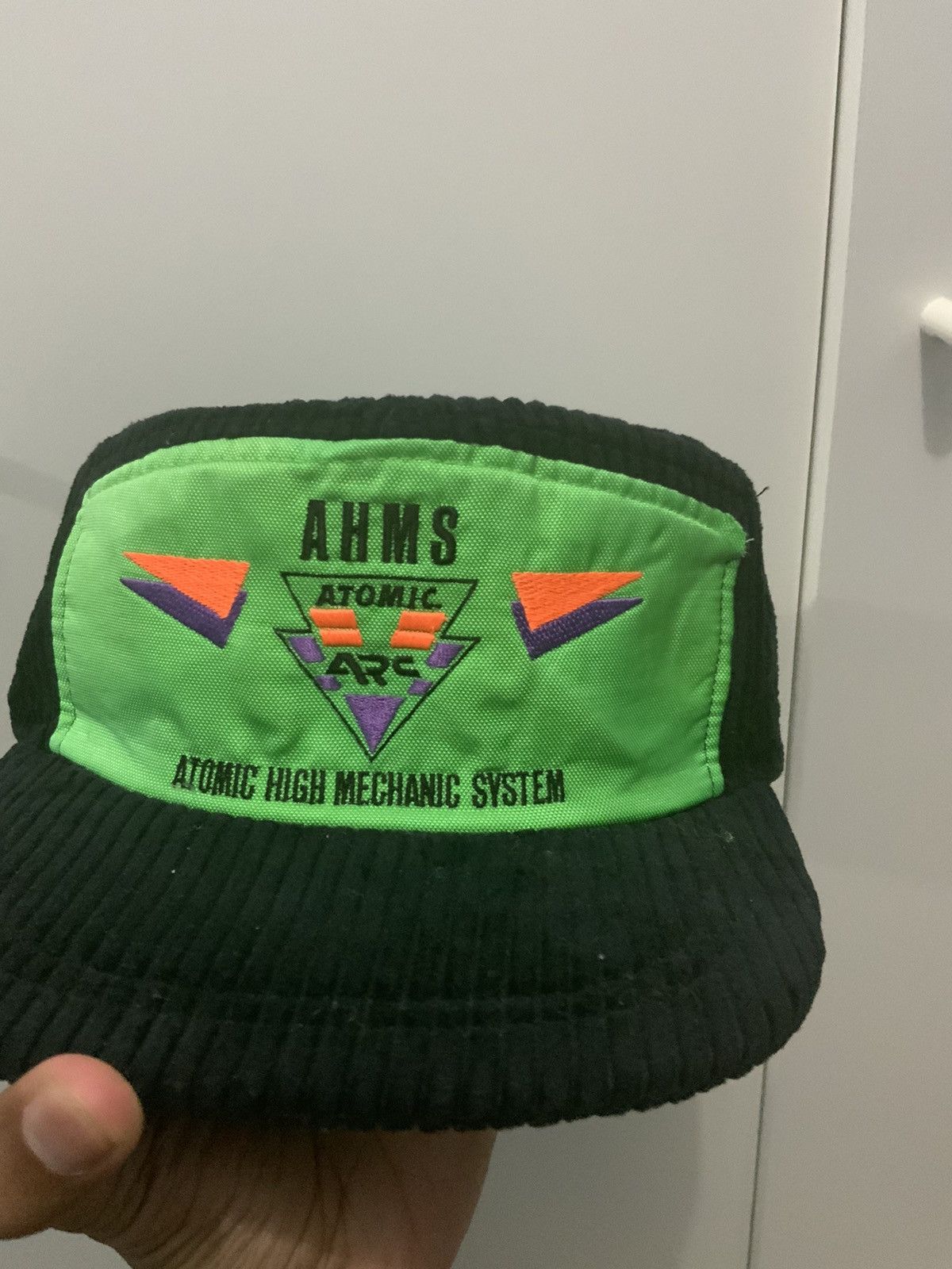 Japanese Brand AHMS Atomic Coduroy Rare Ski Hat Size ONE SIZE - 13 Thumbnail