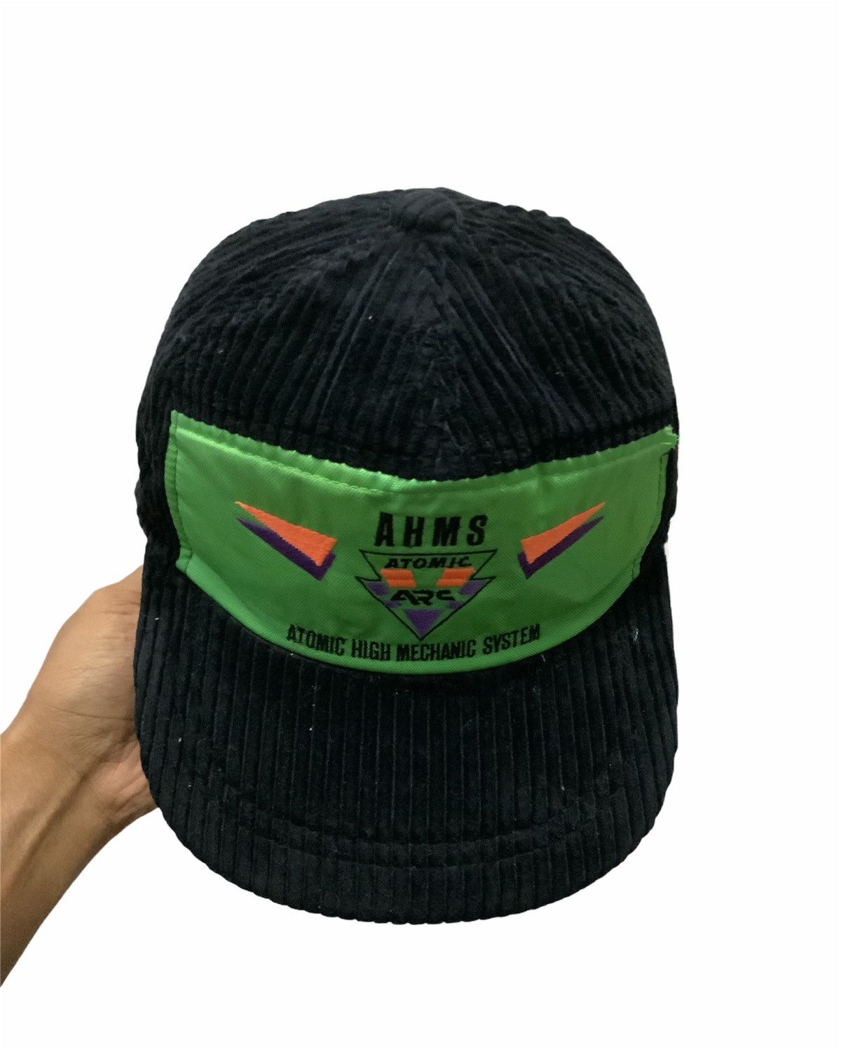 Japanese Brand AHMS Atomic Coduroy Rare Ski Hat Size ONE SIZE - 6 Thumbnail