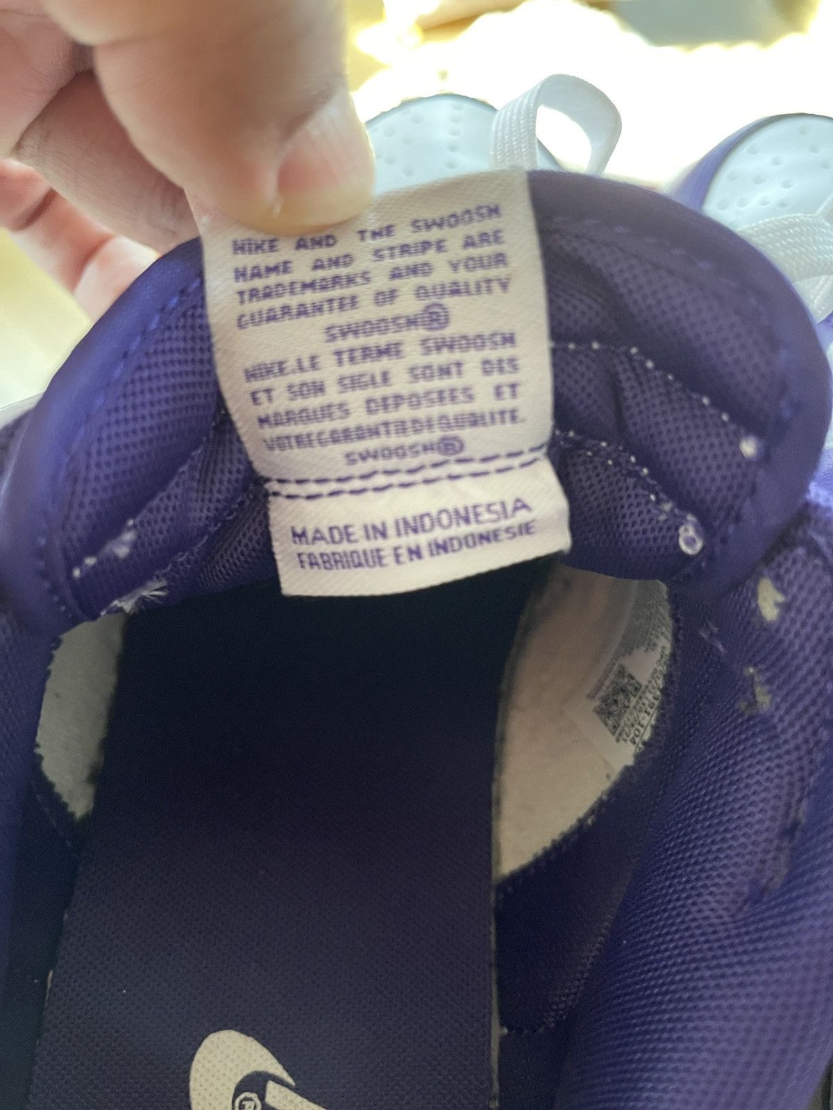 Nike Dunk Low Championship Purple Size 11.5 Size US 11.5 / EU 44-45 - 6 Thumbnail