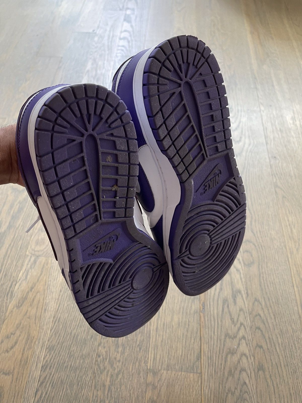 Nike Dunk Low Championship Purple Size 11.5 Size US 11.5 / EU 44-45 - 8 Thumbnail