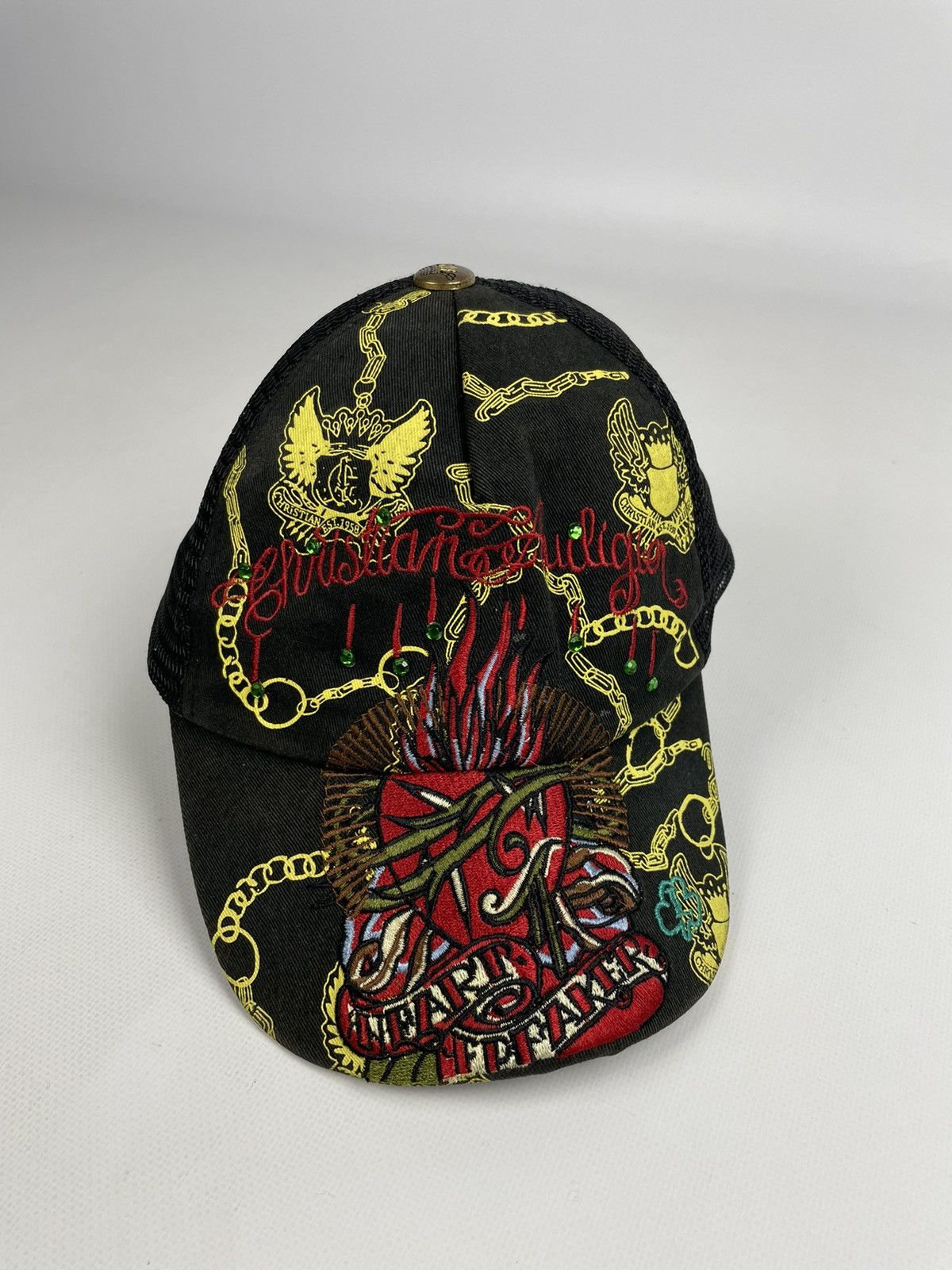 Christian Audigier × Ed Hardy × Vintage Vintage Y2K Christian Audigier Los Angeles Cap Size ONE SIZE - 2 Thumbnail