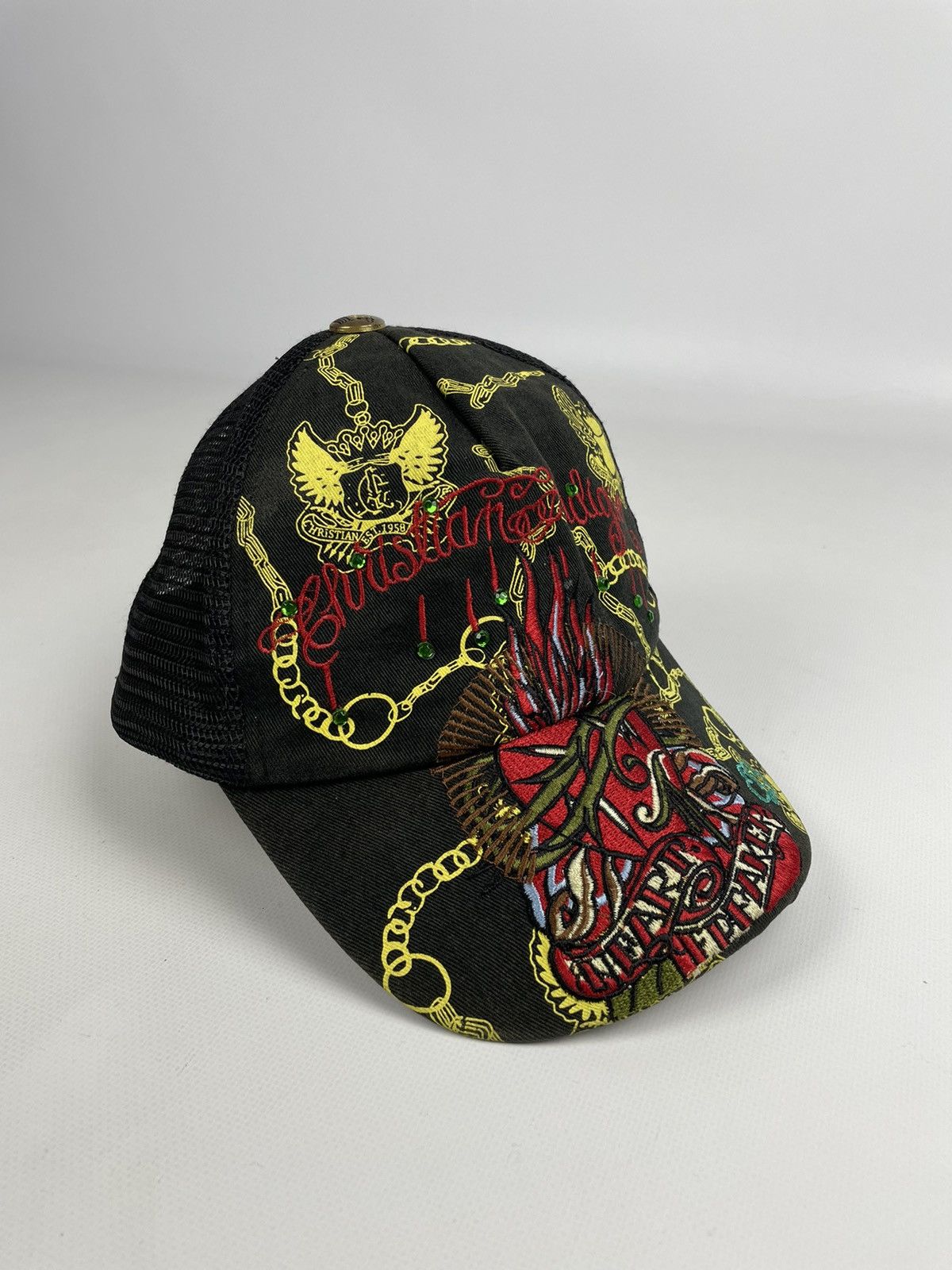 Christian Audigier × Ed Hardy × Vintage Vintage Y2K Christian Audigier Los Angeles Cap Size ONE SIZE - 1 Thumbnail