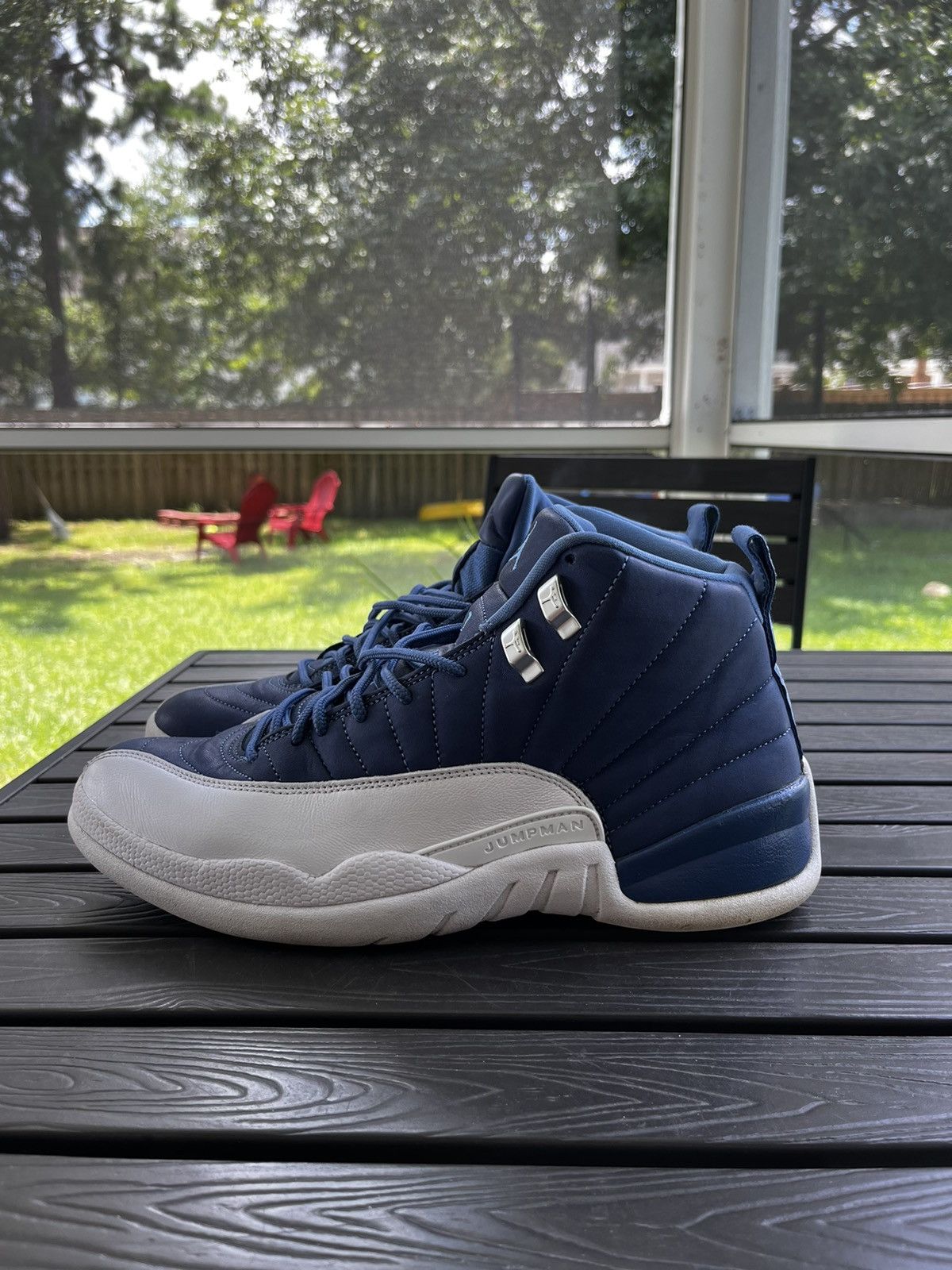 Jordan Brand × Nike × Vintage Jordan 12 Retro “Indigo” 2020 Size US 10.5 / EU 43-44 - 2 Thumbnail