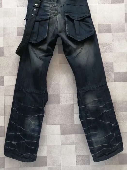 Japanese Brand Zip Element Punk Bondage Grunge Suspender Jeans Size US 28 / EU 44 - 2 Thumbnail