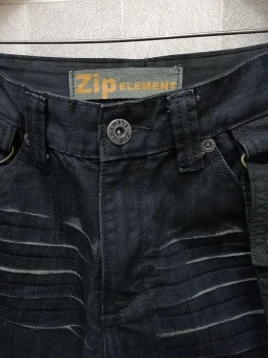 Japanese Brand Zip Element Punk Bondage Grunge Suspender Jeans Size US 28 / EU 44 - 5 Thumbnail