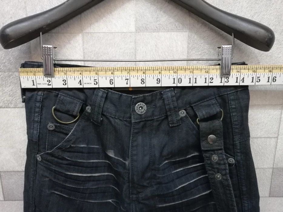 Japanese Brand Zip Element Punk Bondage Grunge Suspender Jeans Size US 28 / EU 44 - 10 Thumbnail