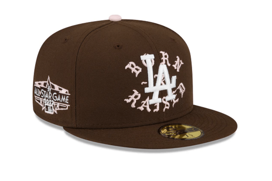 Born X Raised Born X Raised LA Dodgers ASG Hat 7 1/4 Brown / Pink IN HAND | Grailed