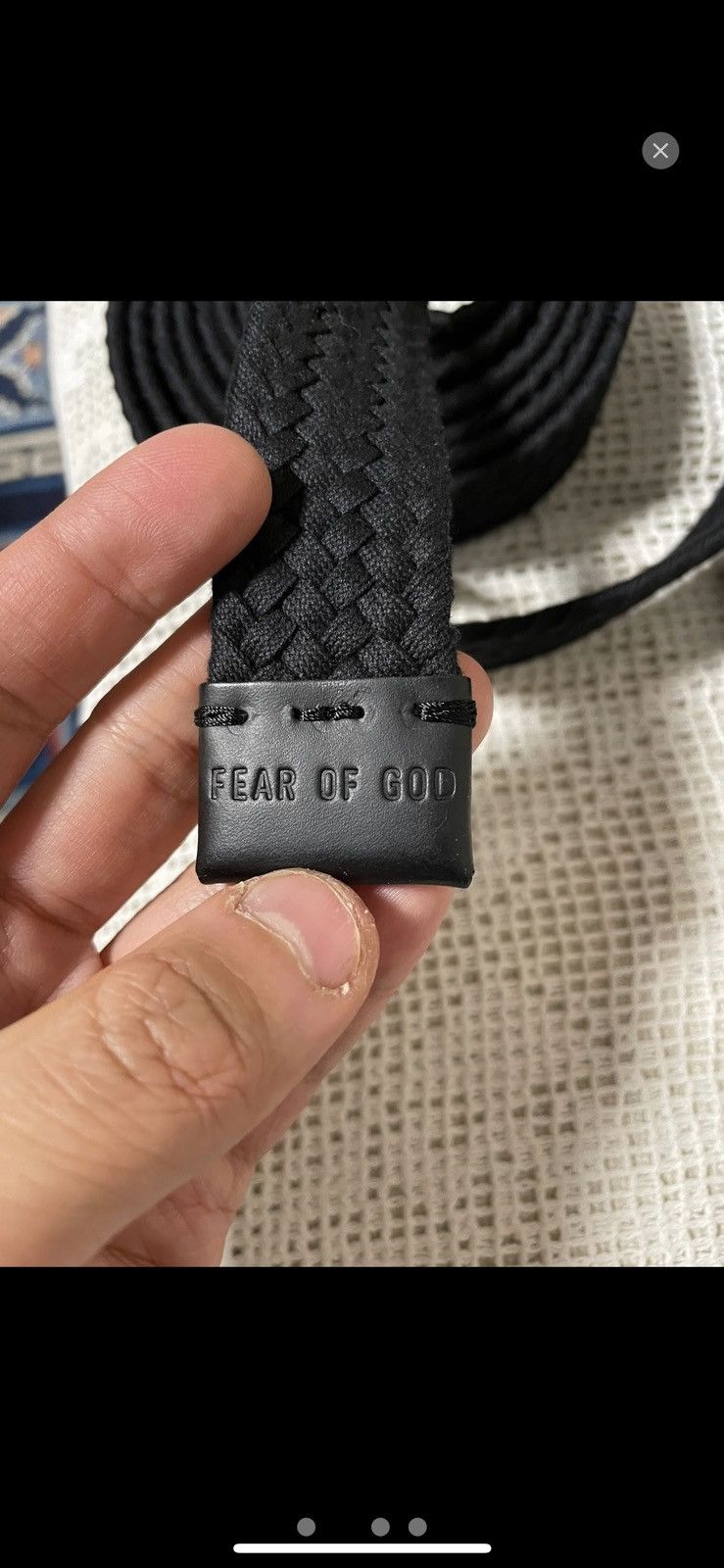 Ermenegildo Zegna × Fear of God Fear of God x Zegna super long belt Size ONE SIZE - 2 Thumbnail
