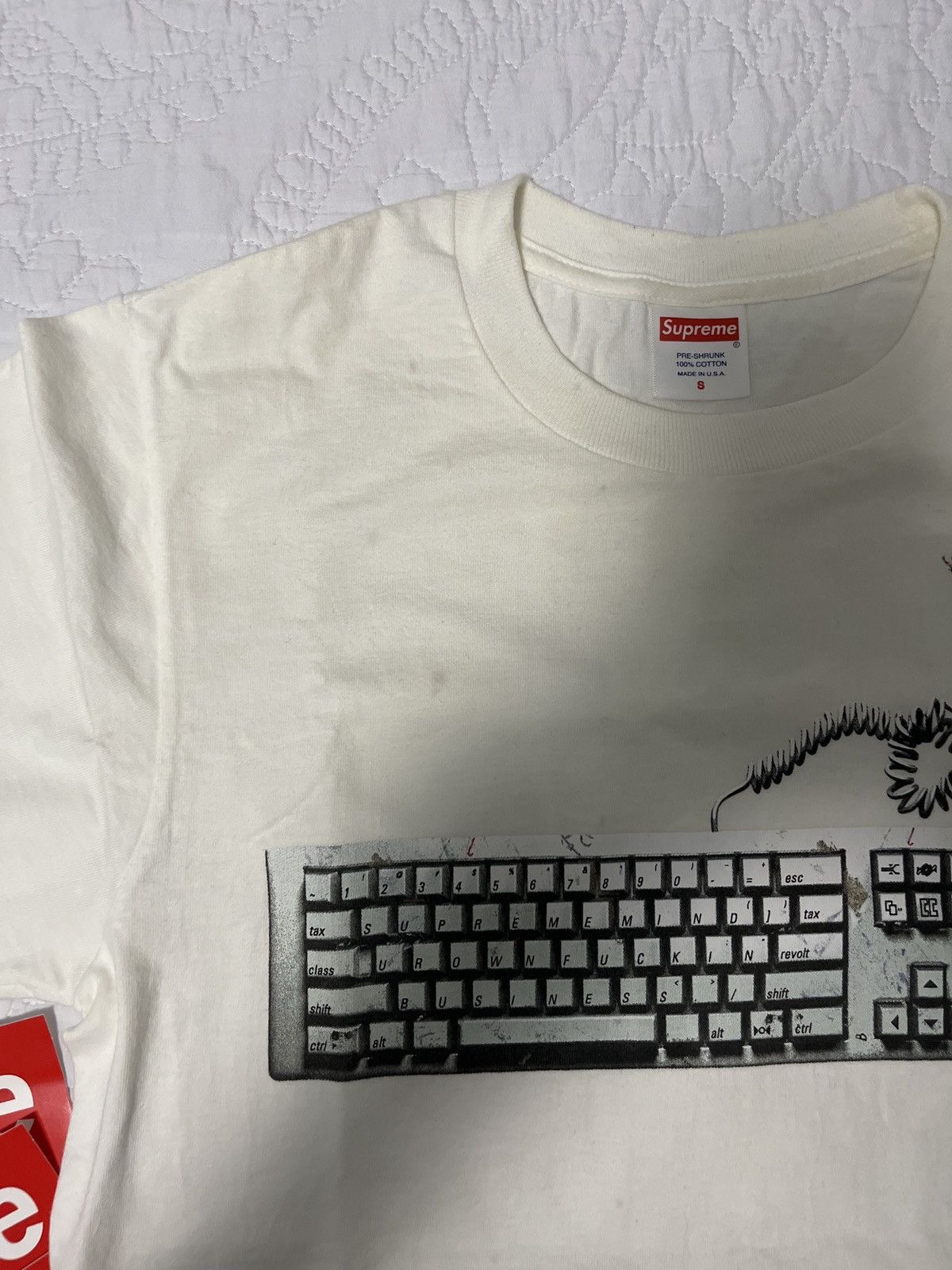 Supreme Supreme SS19 Keyboard Tee White Size US S / EU 44-46 / 1 - 4 Thumbnail