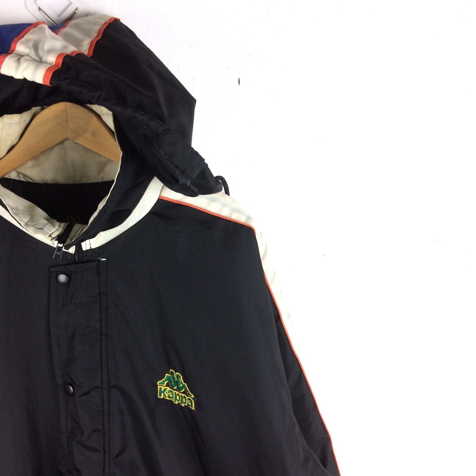 Kappa Vintage Kappa Big Logo Hoodie | Multicolour Long Jacket Size US L / EU 52-54 / 3 - 3 Thumbnail