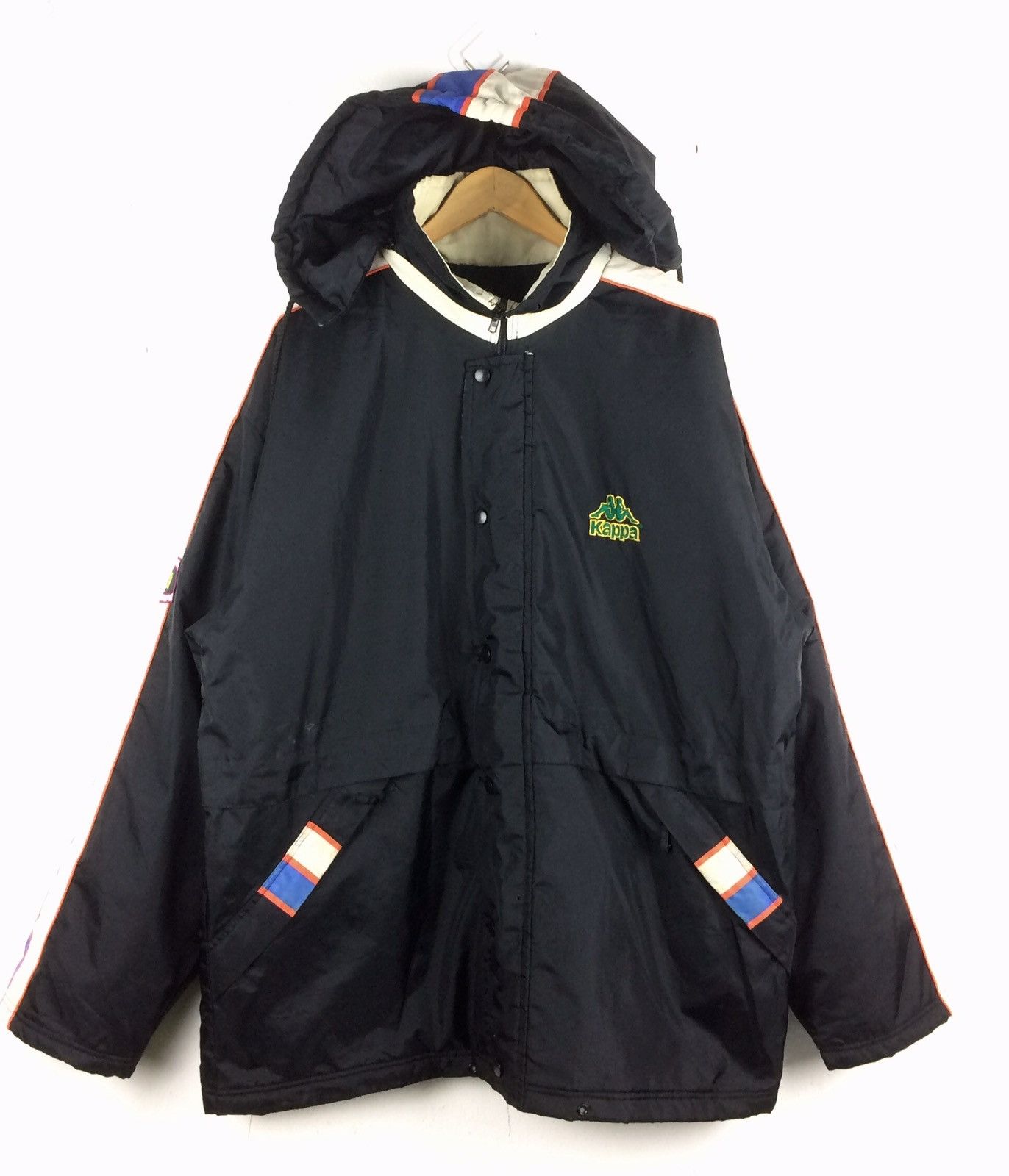 Kappa Vintage Kappa Big Logo Hoodie | Multicolour Long Jacket Size US L / EU 52-54 / 3 - 1 Thumbnail