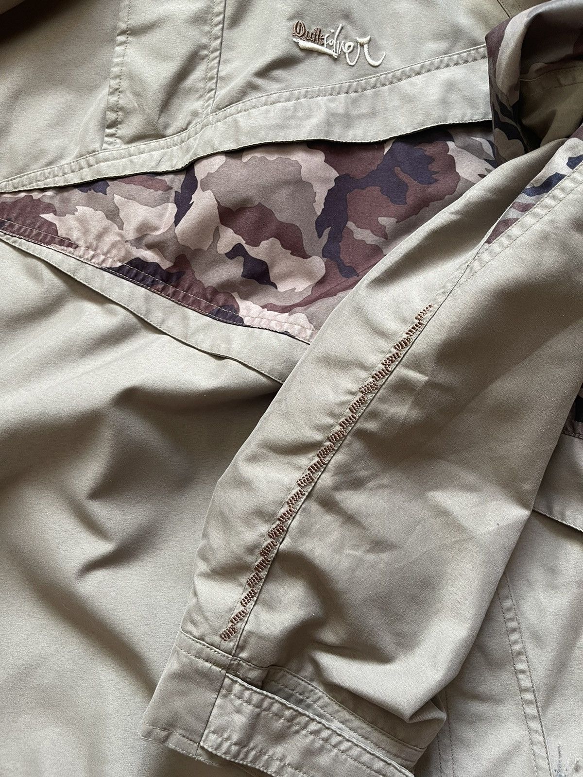 Quiksilver Quiksilver vintage 90s camouflage khaki anorak jacket Size US M / EU 48-50 / 2 - 14 Thumbnail