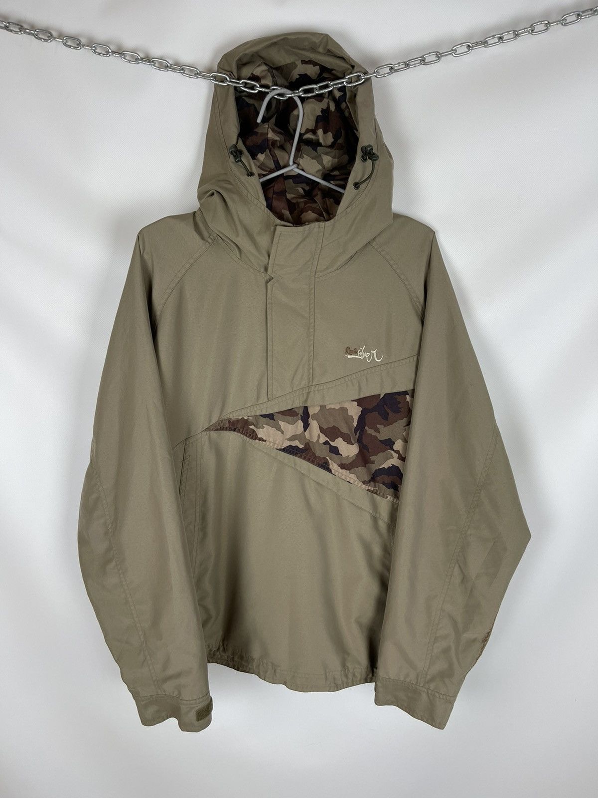 Quiksilver Quiksilver vintage 90s camouflage khaki anorak jacket Size US M / EU 48-50 / 2 - 1 Thumbnail