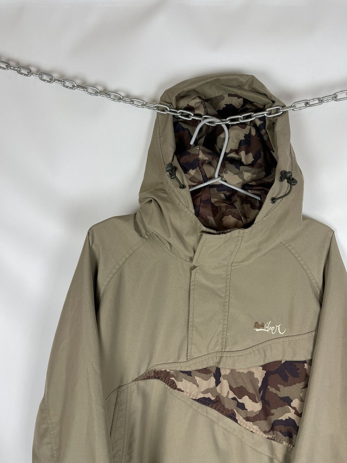 Quiksilver Quiksilver vintage 90s camouflage khaki anorak jacket Size US M / EU 48-50 / 2 - 2 Thumbnail