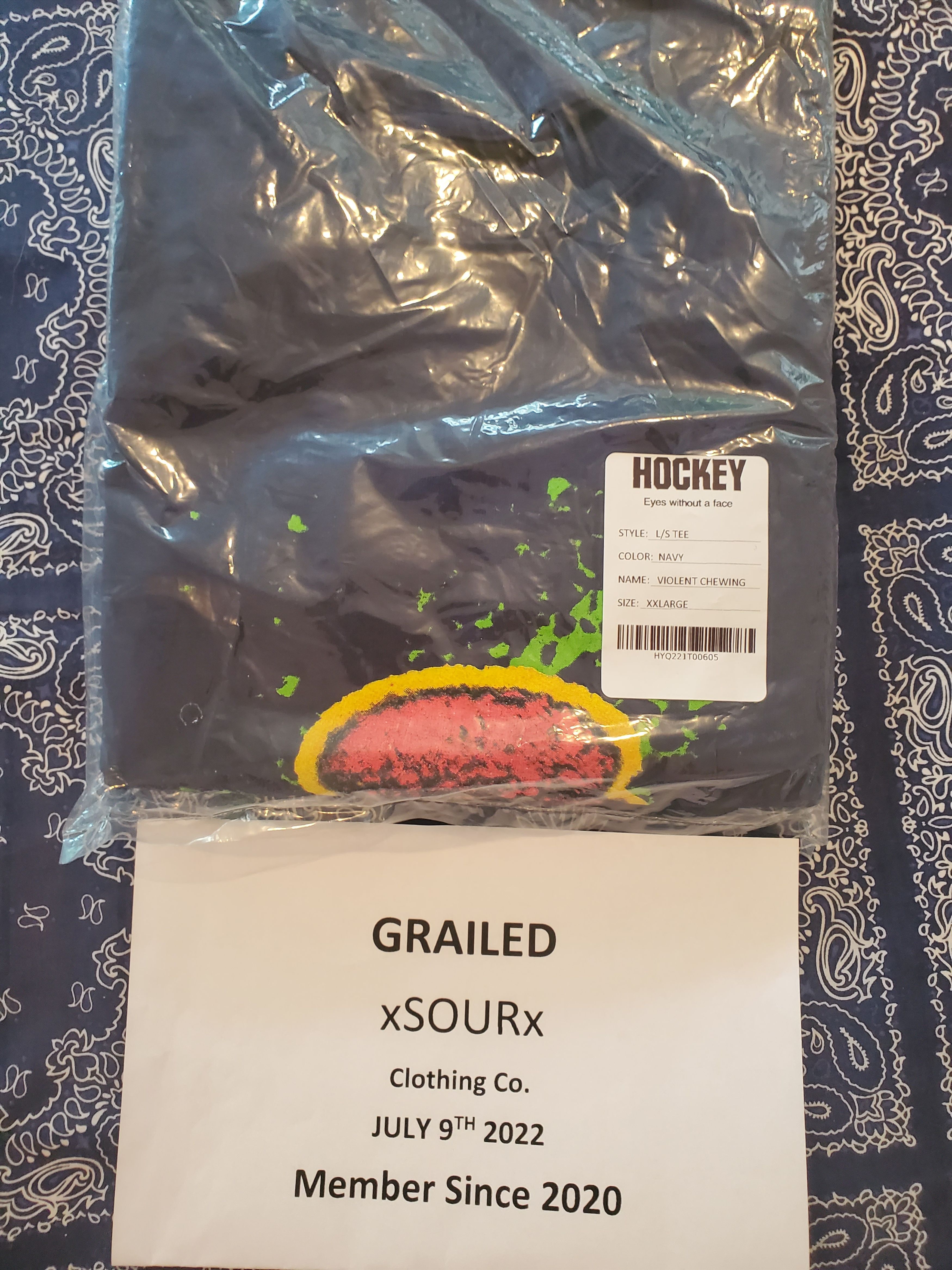 Fucking Awesome × NHL HOCKEY VIOLENT CHEWING L/S TEE (NAVY) XXL/2XL Size US XXL / EU 58 / 5 - 2 Thumbnail