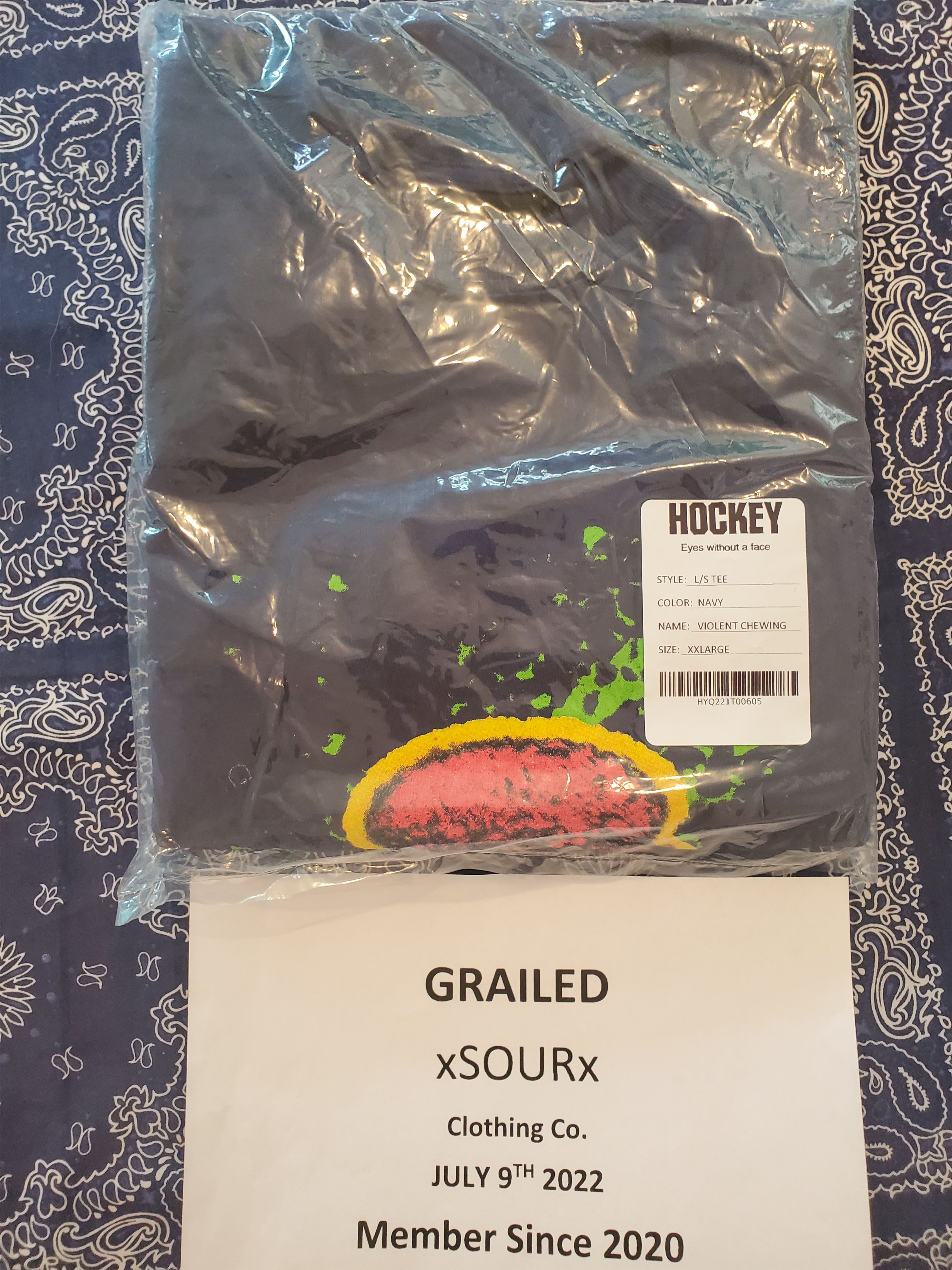 Fucking Awesome × NHL HOCKEY VIOLENT CHEWING L/S TEE (NAVY) XXL/2XL Size US XXL / EU 58 / 5 - 5 Thumbnail