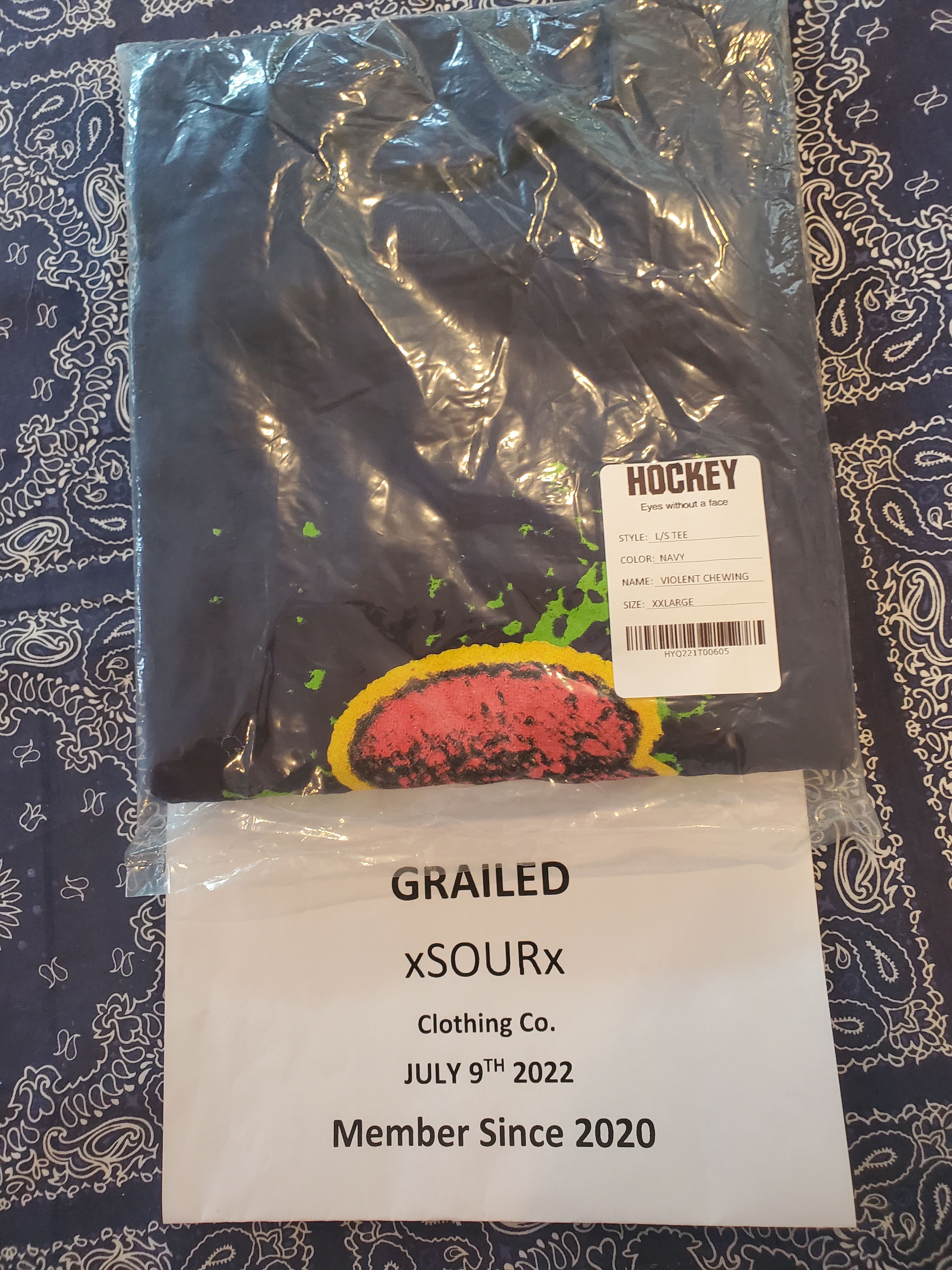 Fucking Awesome × NHL HOCKEY VIOLENT CHEWING L/S TEE (NAVY) XXL/2XL Size US XXL / EU 58 / 5 - 7 Thumbnail