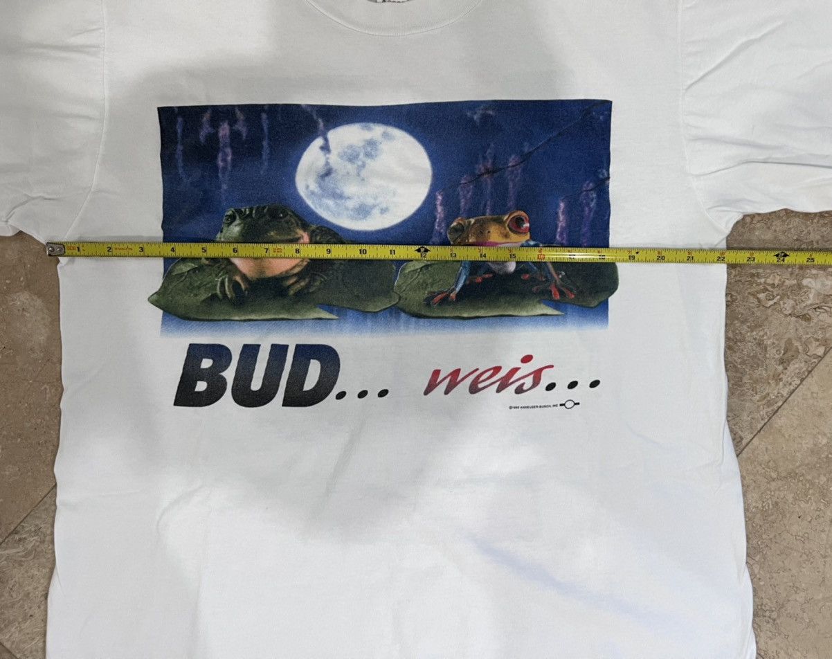 Budweiser 1995 Budweiser BUD Frog Size Large Single Stitch Size US L / EU 52-54 / 3 - 7 Thumbnail