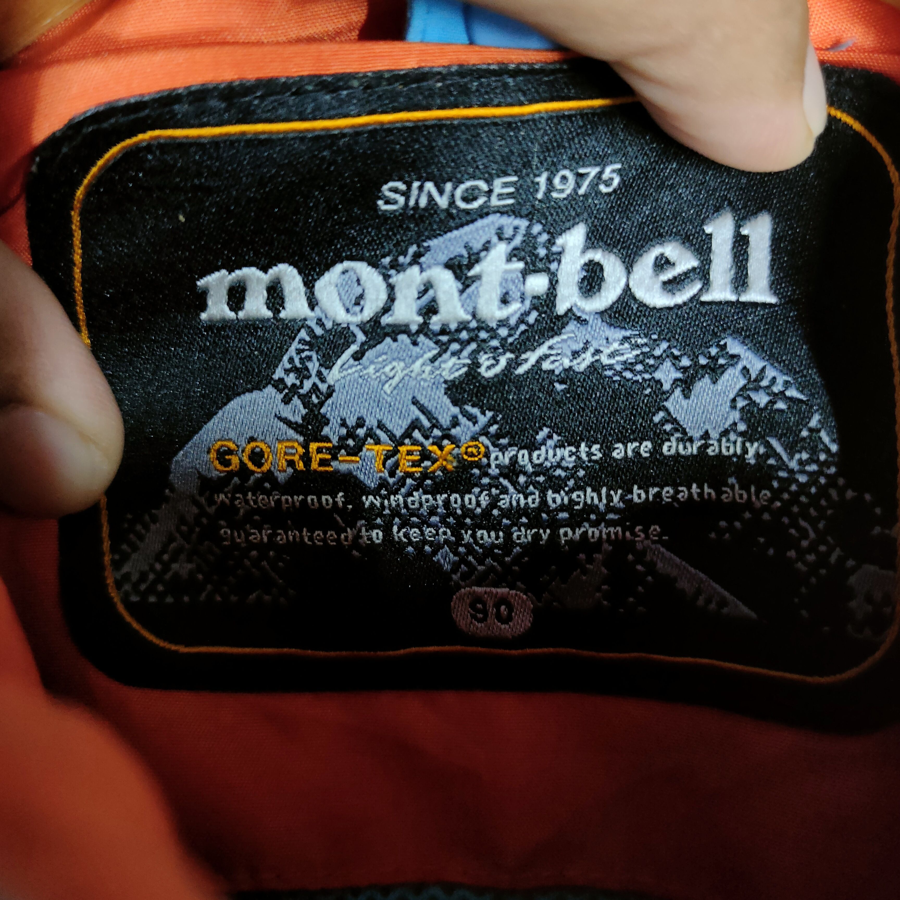 Goretex × Montbell MONTBELL GORETEX WATERPROOF Outdoor Softshell Jacket Size US S / EU 44-46 / 1 - 7 Thumbnail