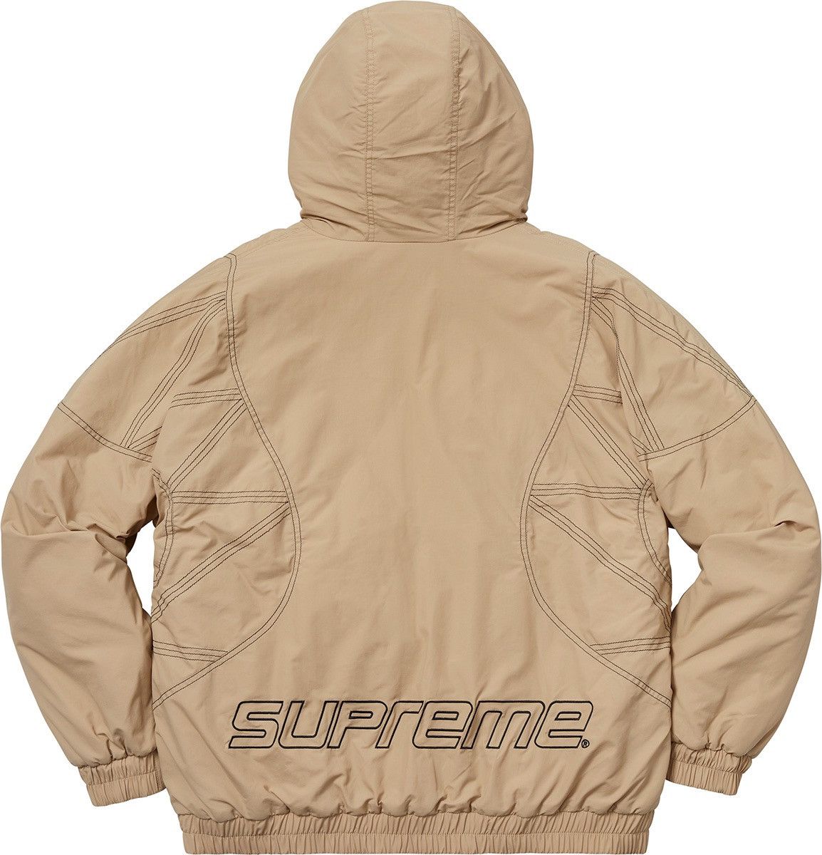 SUPREME - Zig Zag Stitch Puffy Jacket - Outerwear