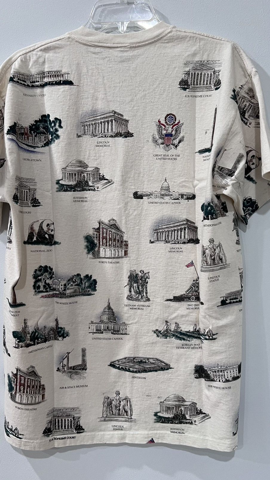 Vintage AOP Washington D.C. Delta Tag Size Large Size US L / EU 52-54 / 3 - 4 Thumbnail