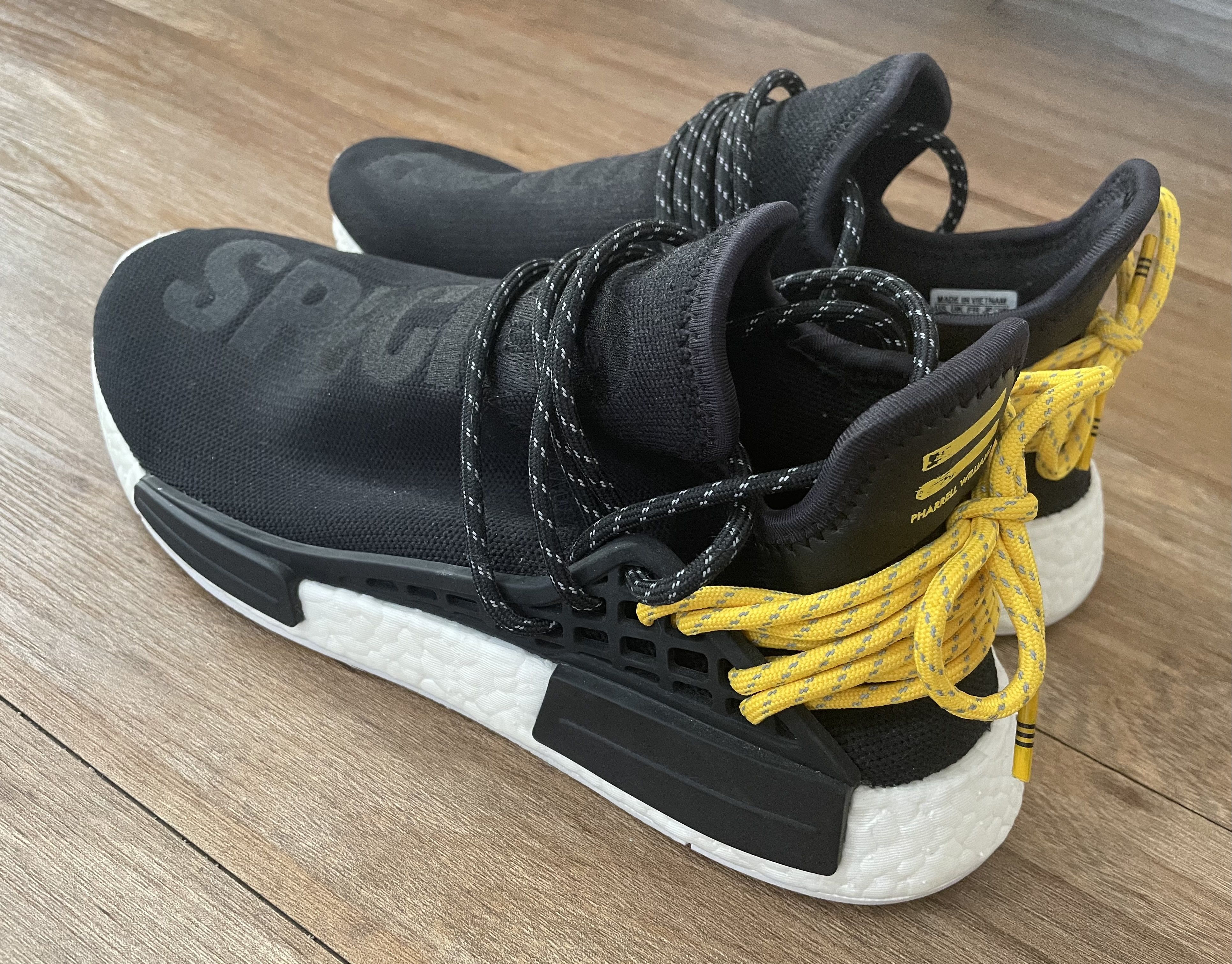 Adidas 9.5 Human Species Race NMD Black Adidas Pharrell Williams | Grailed