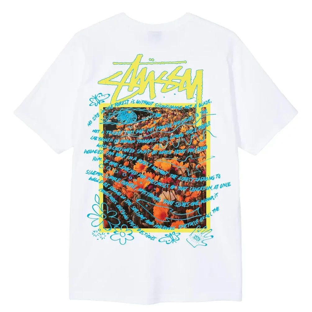 Tシャツ・カットソー [STUSSY] IN BLOOM TEE In Bloom Tee – Blue | Tees | Stüssy