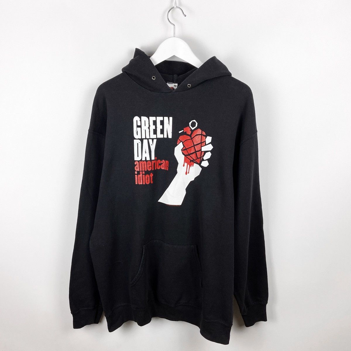 Band Tees Vintage 00s Green Day American Idiot 2004 Cinder hoodie Size US XL / EU 56 / 4 - 1 Thumbnail