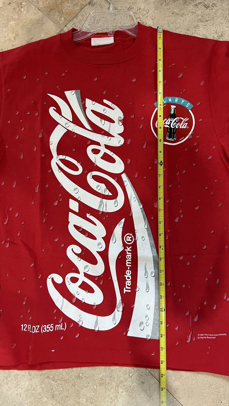 Coca Cola 1994 Coca-Cola Can printed Single Stitch TShirt Size XL Size US XL / EU 56 / 4 - 9 Thumbnail