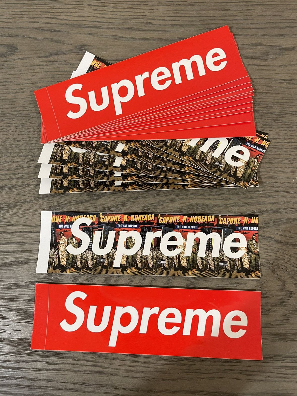 Supreme Supreme Box Logo Sticker Lot Capone N Noreaga OG Grailed
