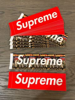 Supreme Box Logo Sticker 5 pack