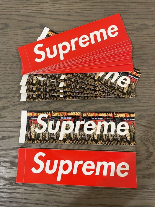 Supreme best sale bandana sticker