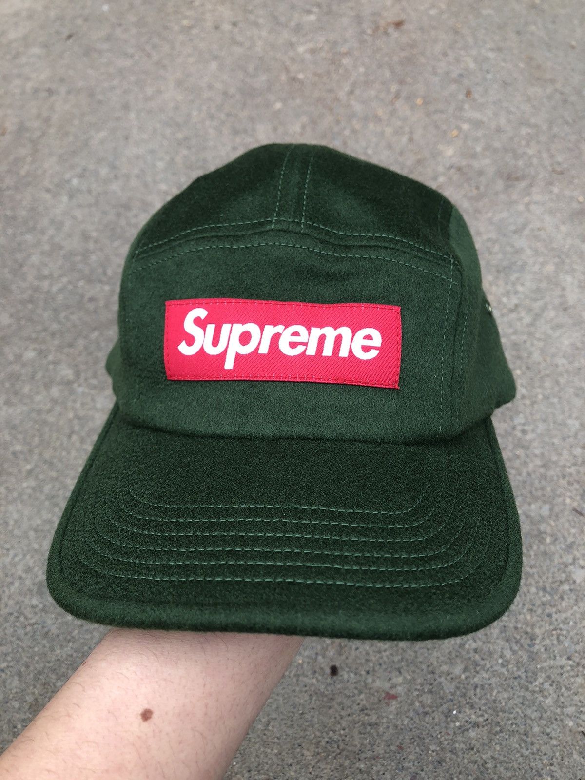 Supreme Supreme forest green wool camp hat Deadstock | Grailed