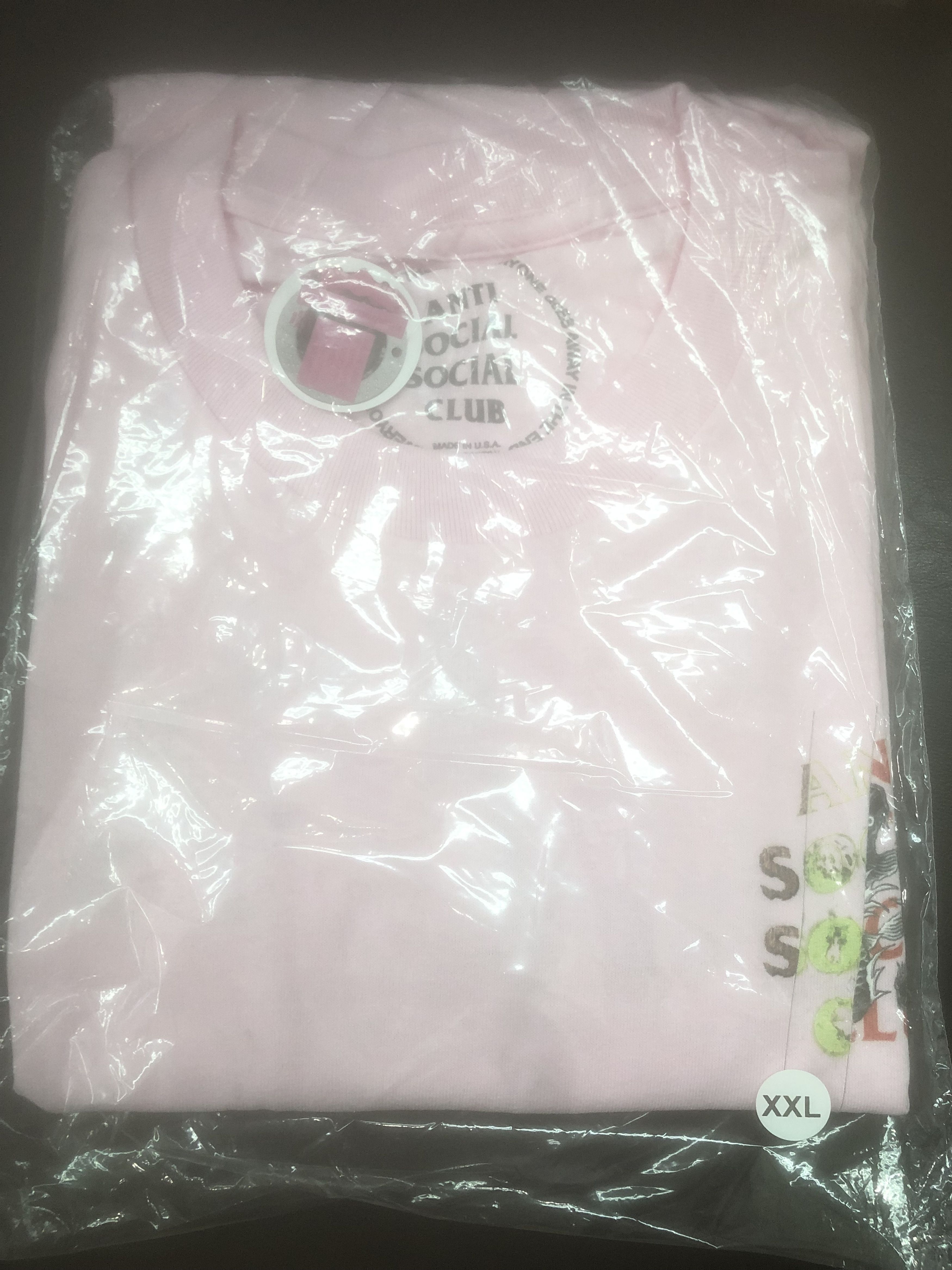 Anti Social Social Club × Members Only DS Weekly ASSC Madness Pink Tee BAPE KITH KAWS FTP FOG CDG Size US XXL / EU 58 / 5 - 2 Thumbnail