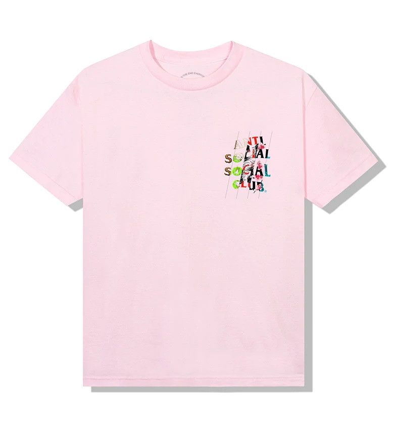 Anti Social Social Club × Members Only DS Weekly ASSC Madness Pink Tee FTP FOG CDG BAPE KITH KAWS Size US M / EU 48-50 / 2 - 4 Thumbnail