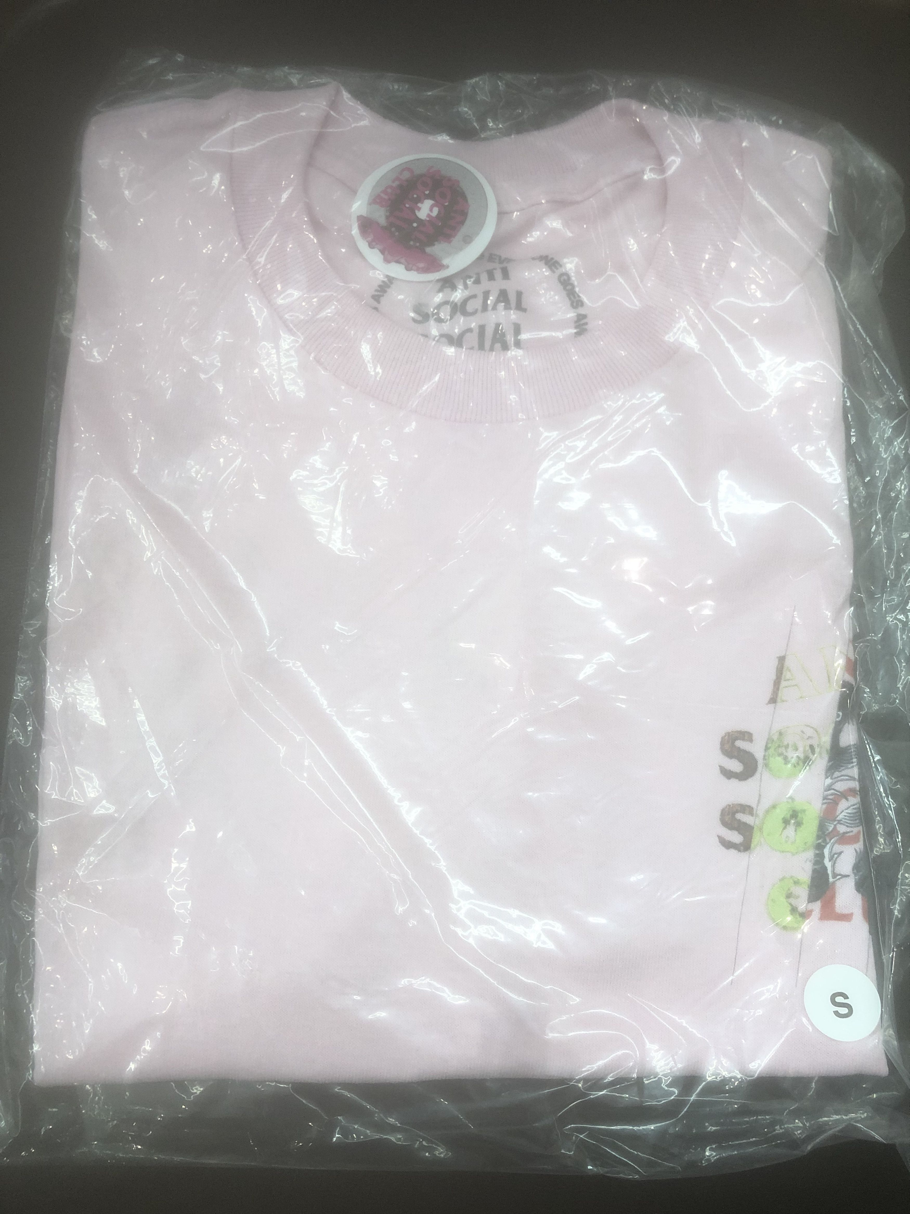 Anti Social Social Club × Members Only DS Weekly ASSC Madness Pink Tee FTP FOG CDG BAPE KITH KAWS Size US S / EU 44-46 / 1 - 2 Thumbnail