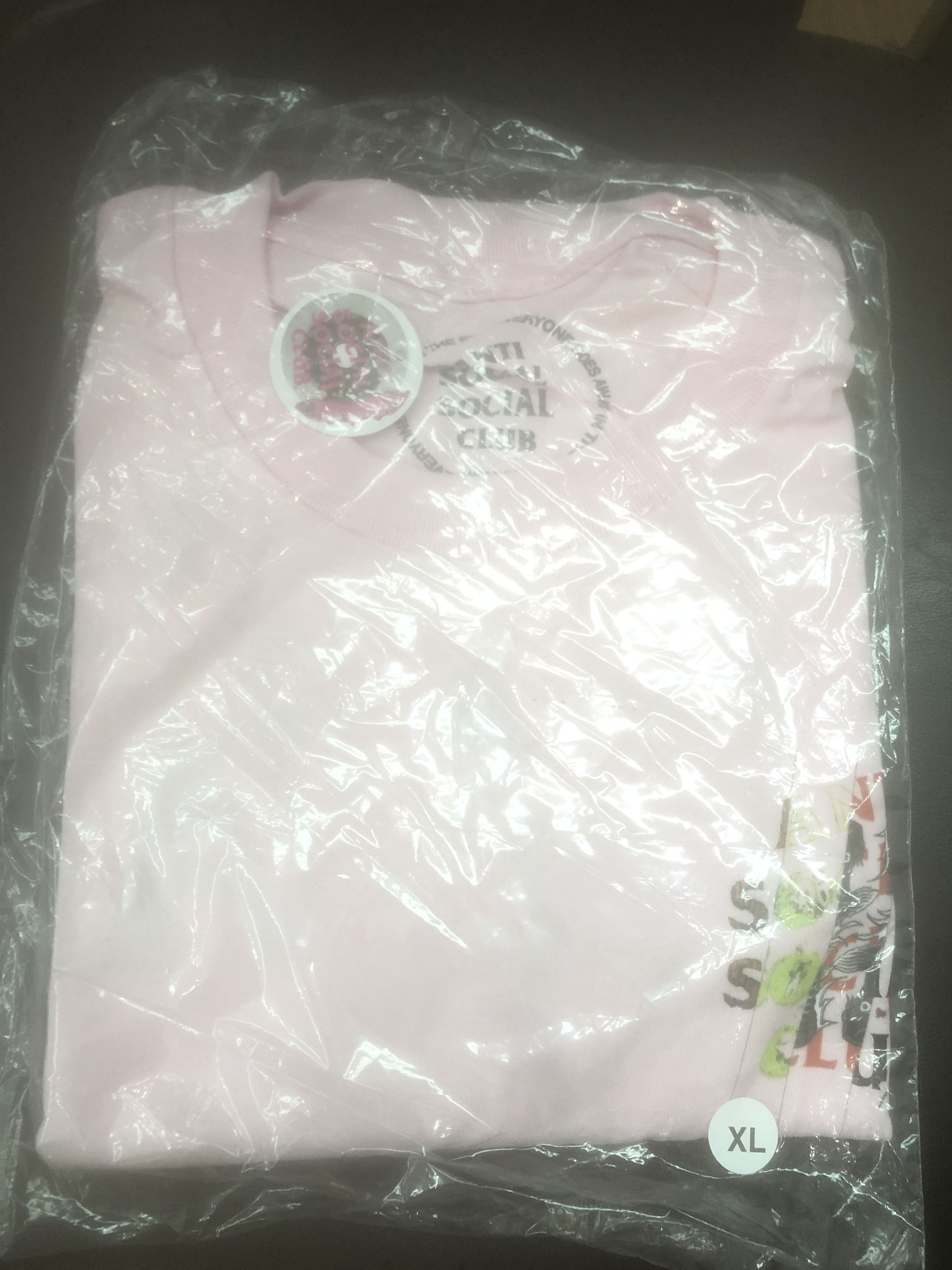 Anti Social Social Club × Members Only DS Weekly ASSC Madness Pink Tee BAPE KITH KAWS FTP FOG CDG Size US XL / EU 56 / 4 - 2 Thumbnail
