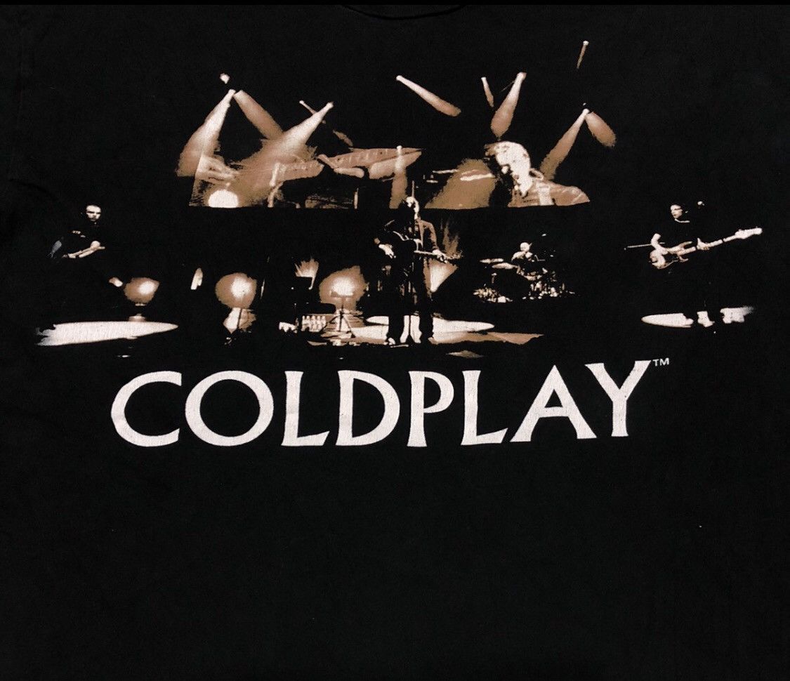 Band Tees × Vintage Vintage Y2K Coldplay T-shirt Size US L / EU 52-54 / 3 - 3 Thumbnail