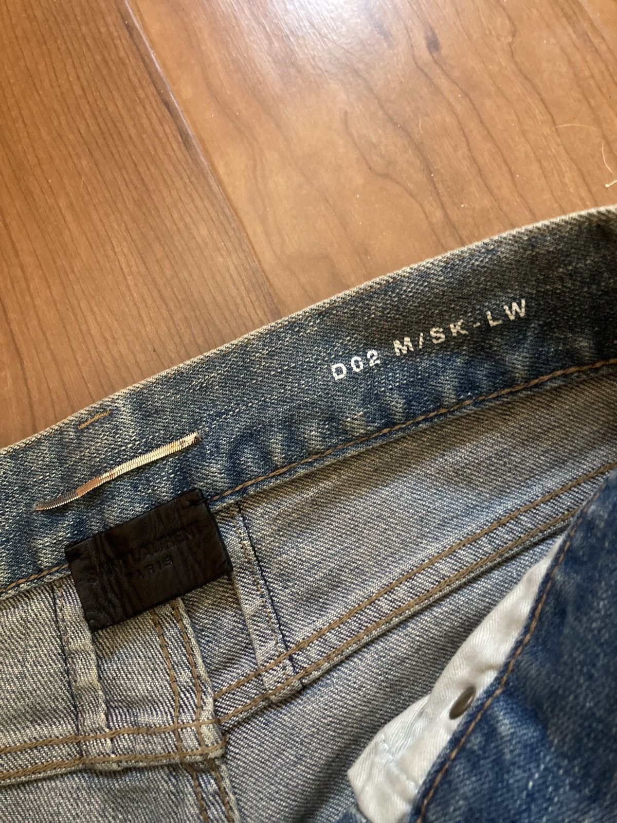 Hedi Slimane × Saint Laurent Paris 2015A/W Crash Denim Size US 28 / EU 44 - 4 Thumbnail