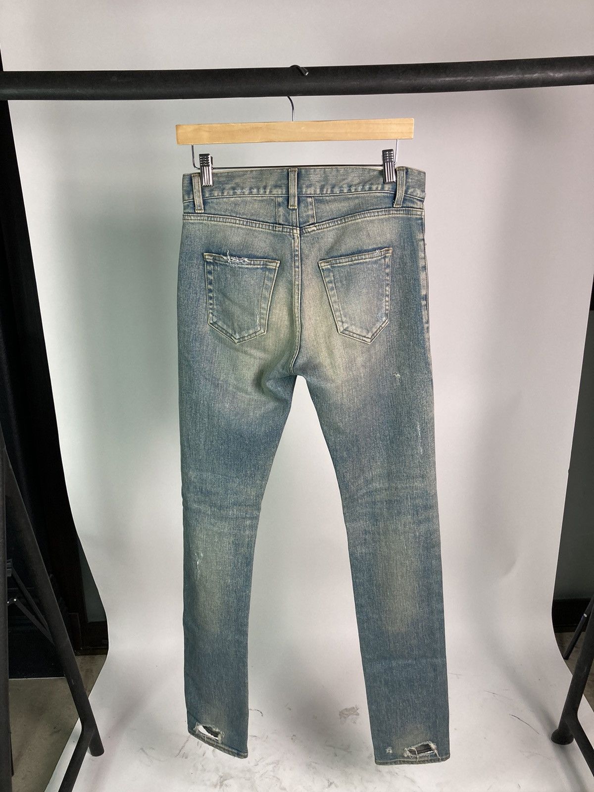 Hedi Slimane × Saint Laurent Paris 2015A/W Crash Denim Size US 28 / EU 44 - 2 Thumbnail