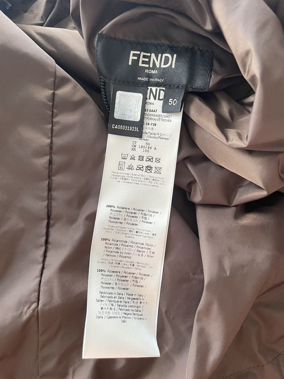 Fendi $2,500 Super Runway FF Logo Fendi Jacket Reversible Size US L / EU 52-54 / 3 - 6 Thumbnail