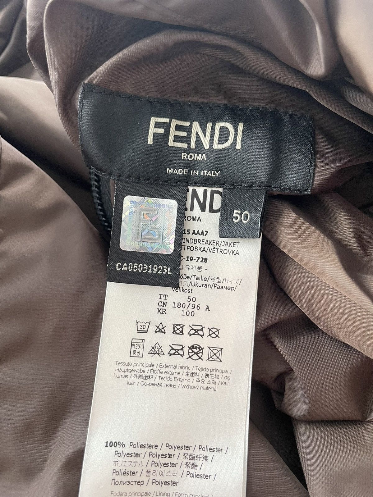 Fendi $2,500 Super Runway FF Logo Fendi Jacket Reversible Size US L / EU 52-54 / 3 - 7 Thumbnail