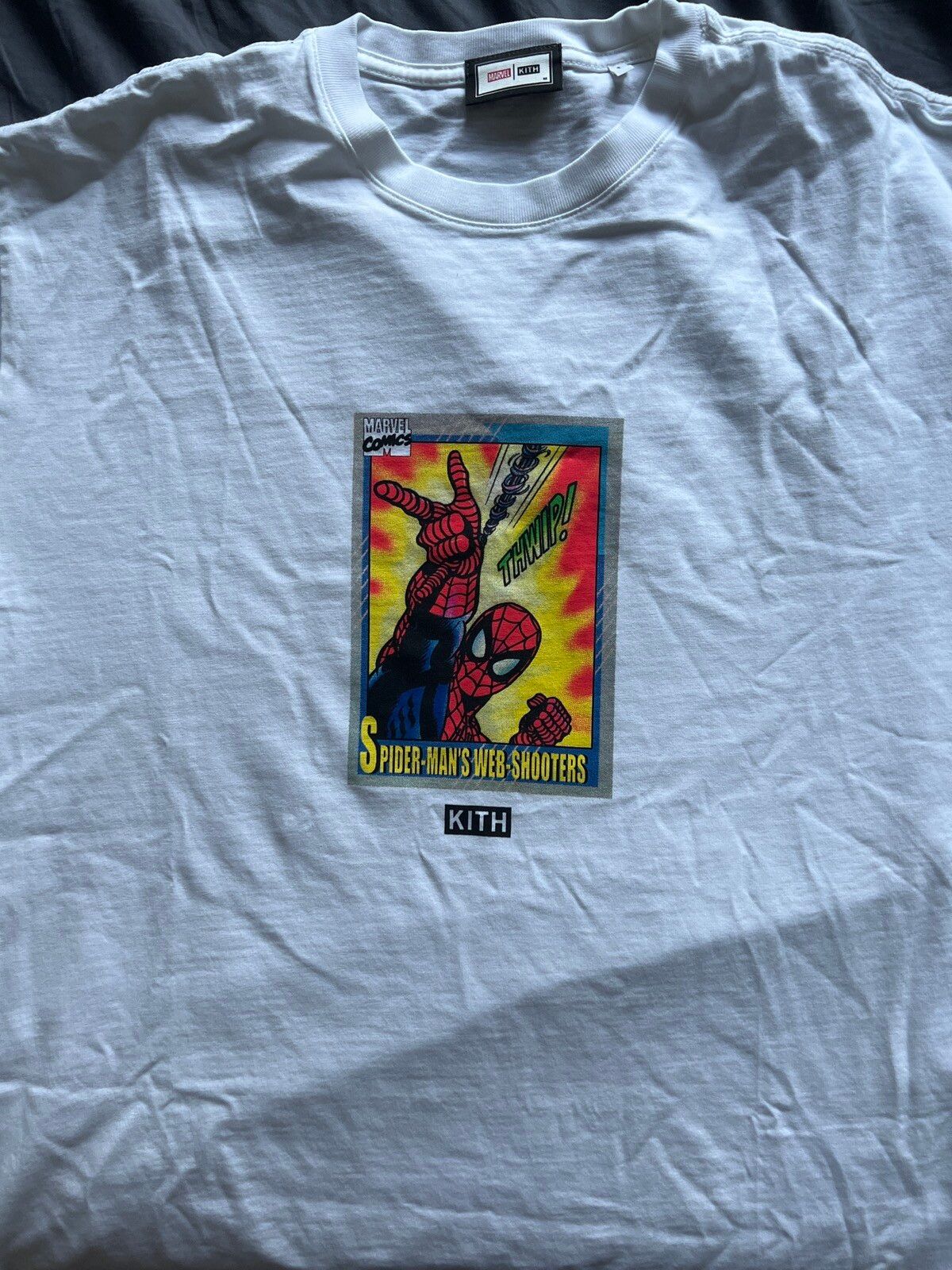 Kith Marvel | Kith Spider-Man Web-Shooter Vintage Tee | Grailed