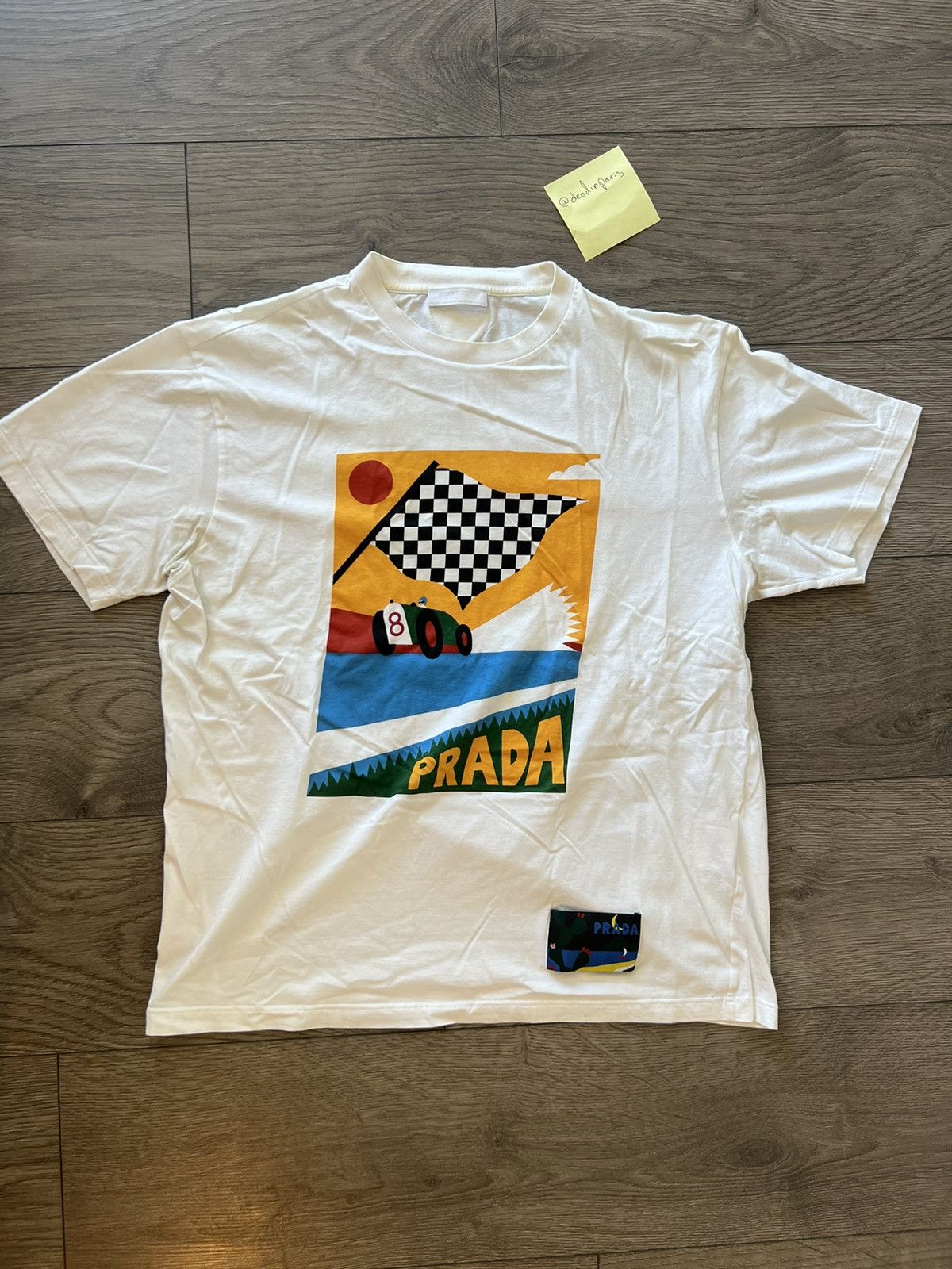 prada racing t shirt