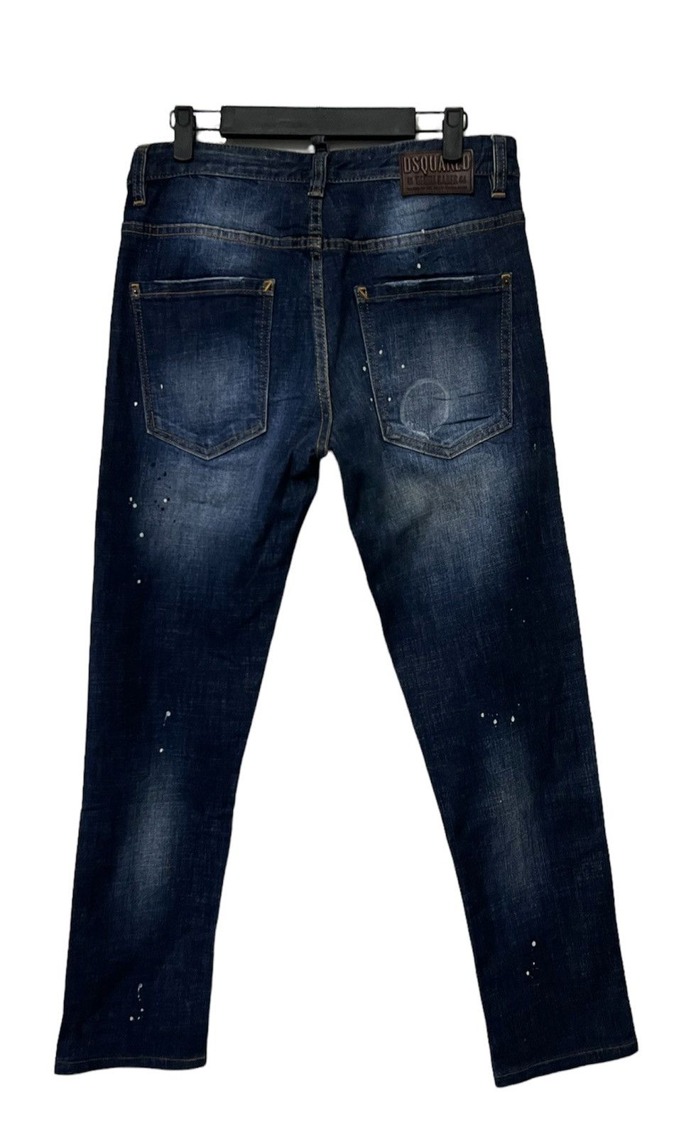 Dsquared2 Rare 💥 DSQUARED2 Distressed Paint Stretch Jeans Size US 31 - 10 Thumbnail