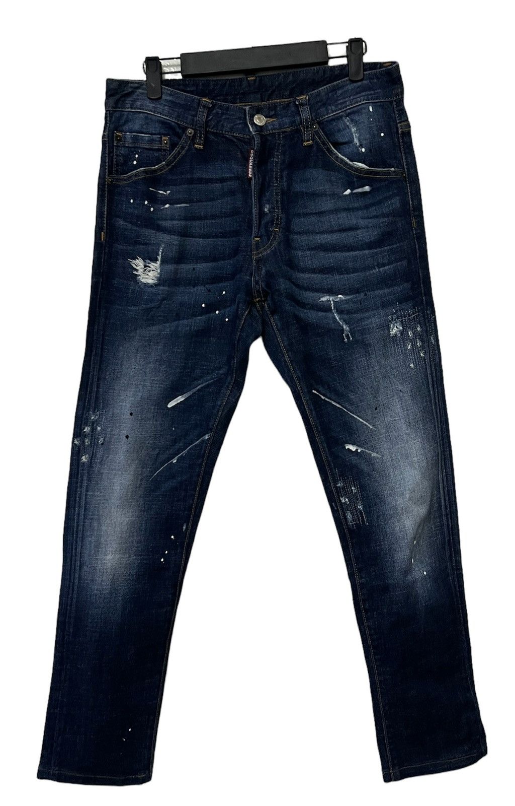 Rare 💥 DSQUARED2 Distressed Paint Stretch Jeans